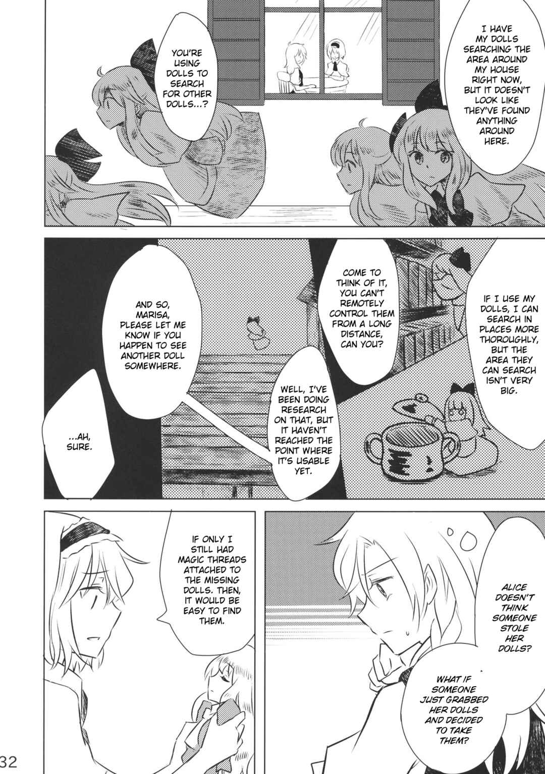 Page 31 Chapter Unknown_0de7 Touhou - Marisa to Alice no Fushin na Ningyou (Doujinshi)