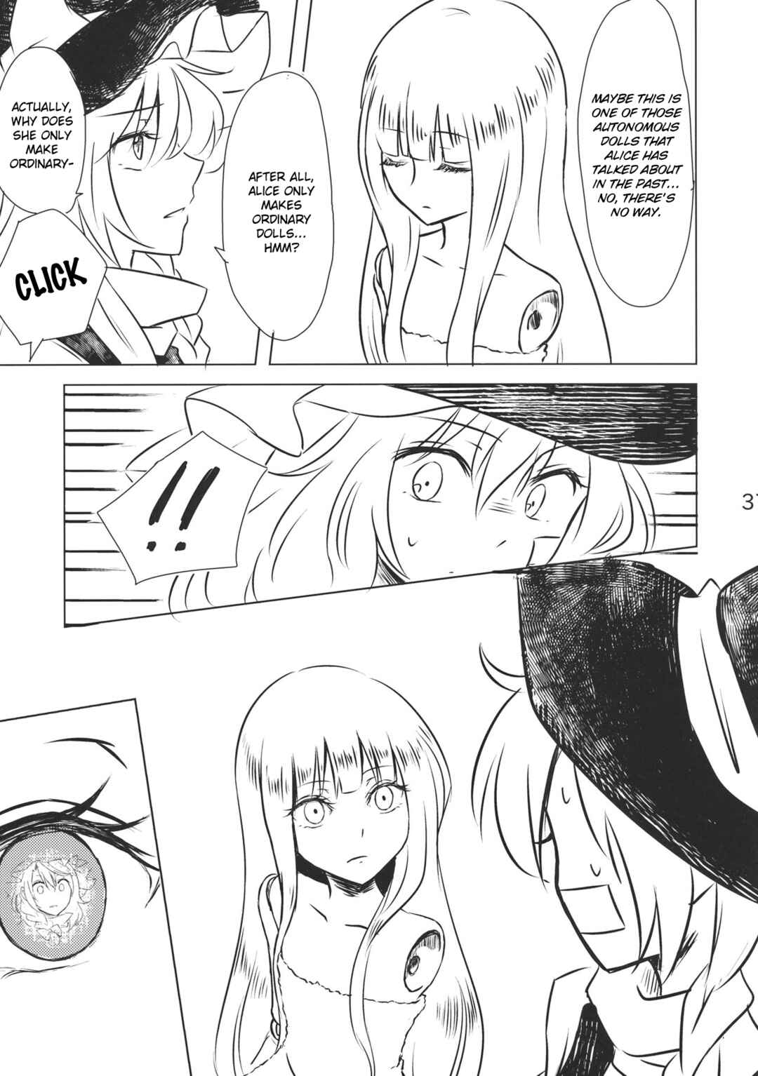 Page 36 Chapter Unknown_0de7 Touhou - Marisa to Alice no Fushin na Ningyou (Doujinshi)