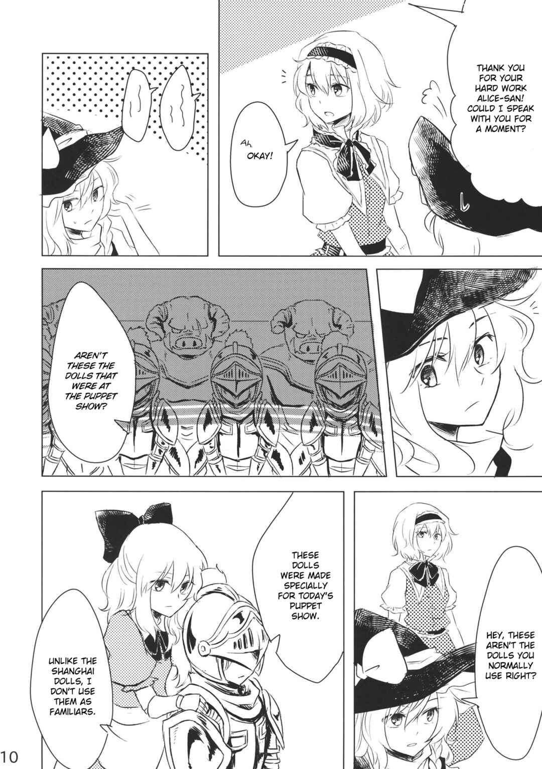 Page 9 Chapter Unknown_0de7 Touhou - Marisa to Alice no Fushin na Ningyou (Doujinshi)