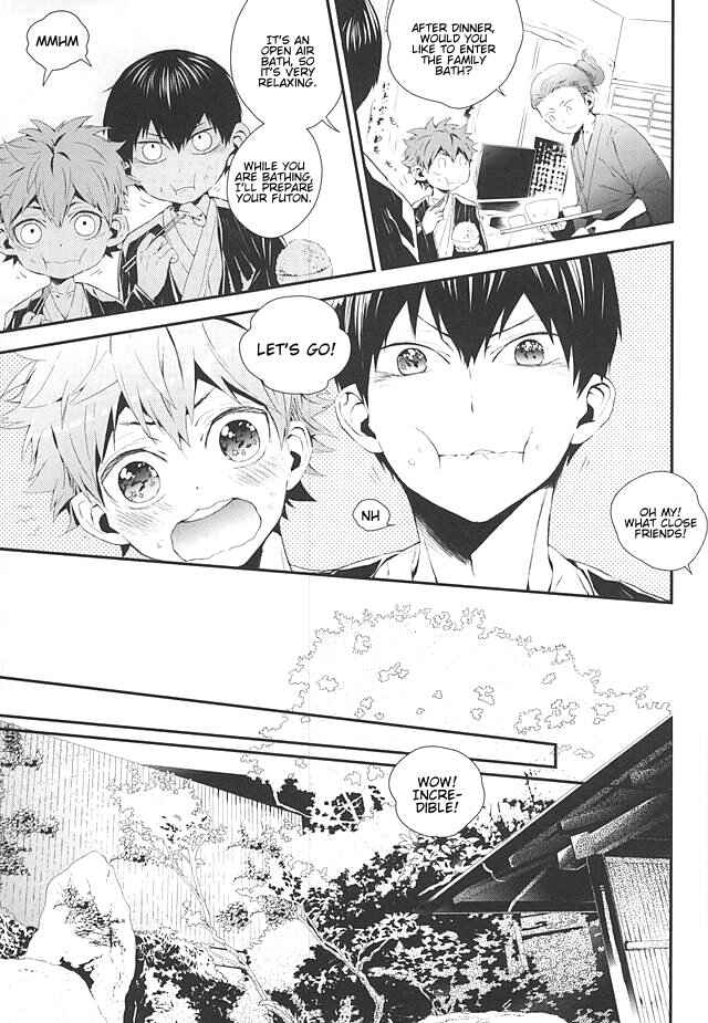 Page 8 Chapter Unknown_32d7 Haikyu! - KageHina’s Steamy Hotspring Trip (Doujinshi)