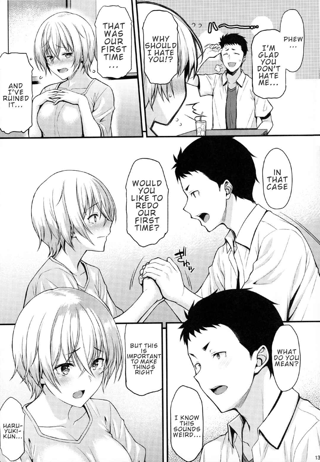 Page 12 Chapter Unknown_f954 Itoshi no Senpai to Mou Ichido Hajimete wo
