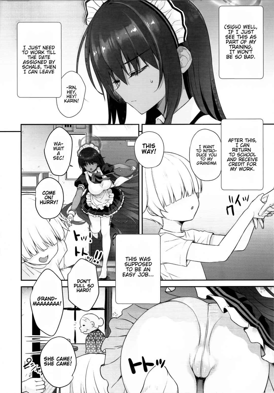 Page 5 Chapter Unknown_823b Blue Archive - Karin-chan no Ura Shinpi Kaihou ~Suimin Zecchou, Kaishi~ Hen (Doujinshi)