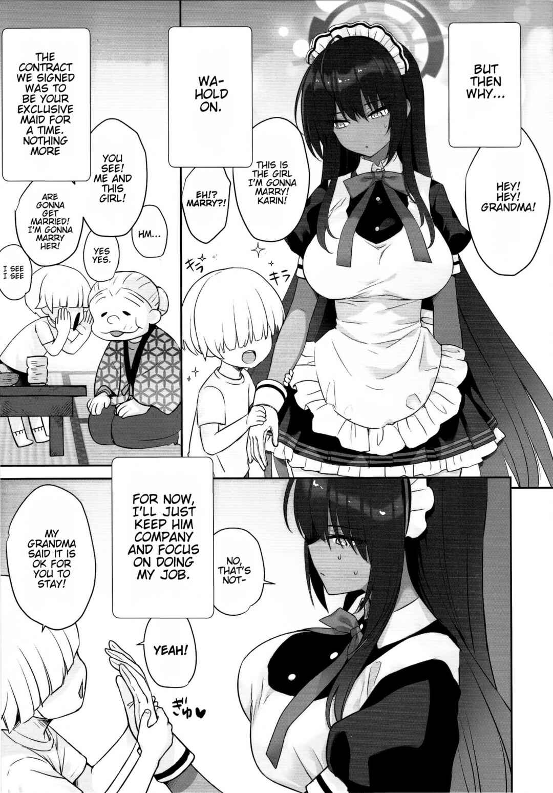 Page 6 Chapter Unknown_823b Blue Archive - Karin-chan no Ura Shinpi Kaihou ~Suimin Zecchou, Kaishi~ Hen (Doujinshi)