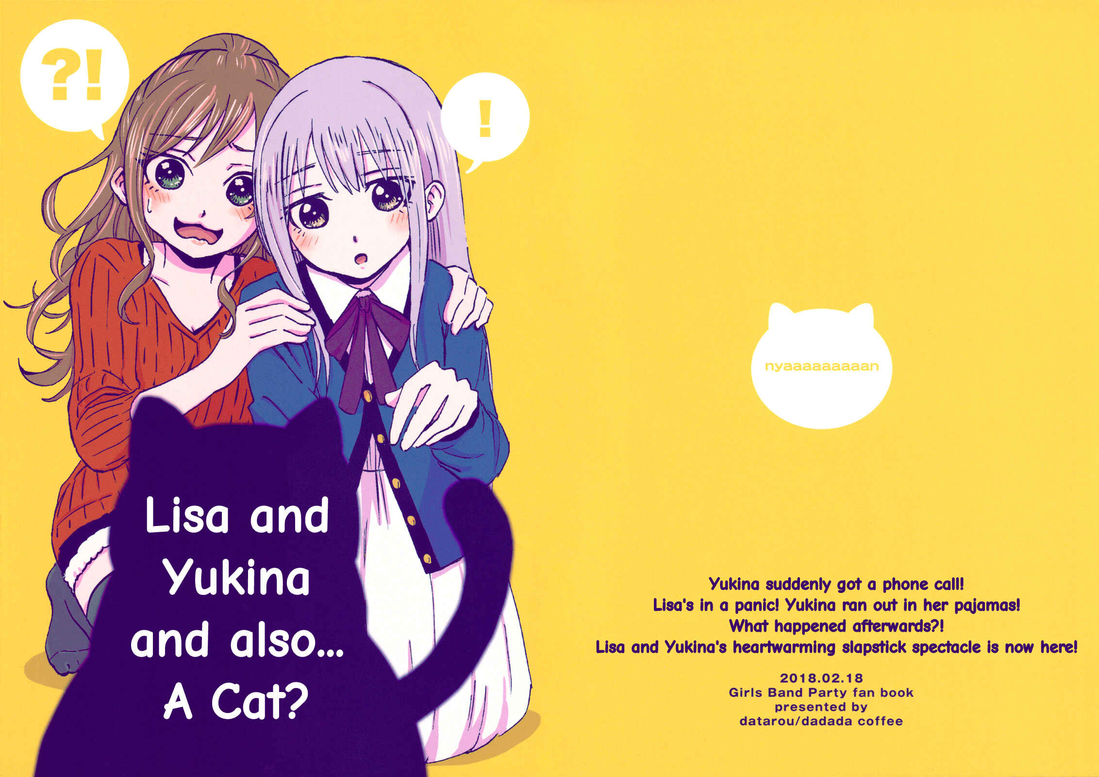 Page 1 Chapter Unknown_4266 BanG Dream! - Lisa and Yukina and also... A Cat? (Doujinshi)