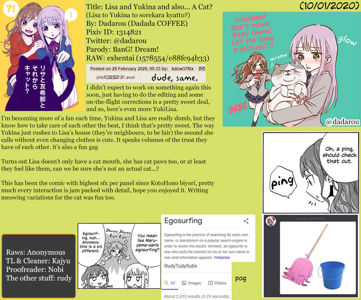 Page 18 Chapter Unknown_4266 BanG Dream! - Lisa and Yukina and also... A Cat? (Doujinshi)