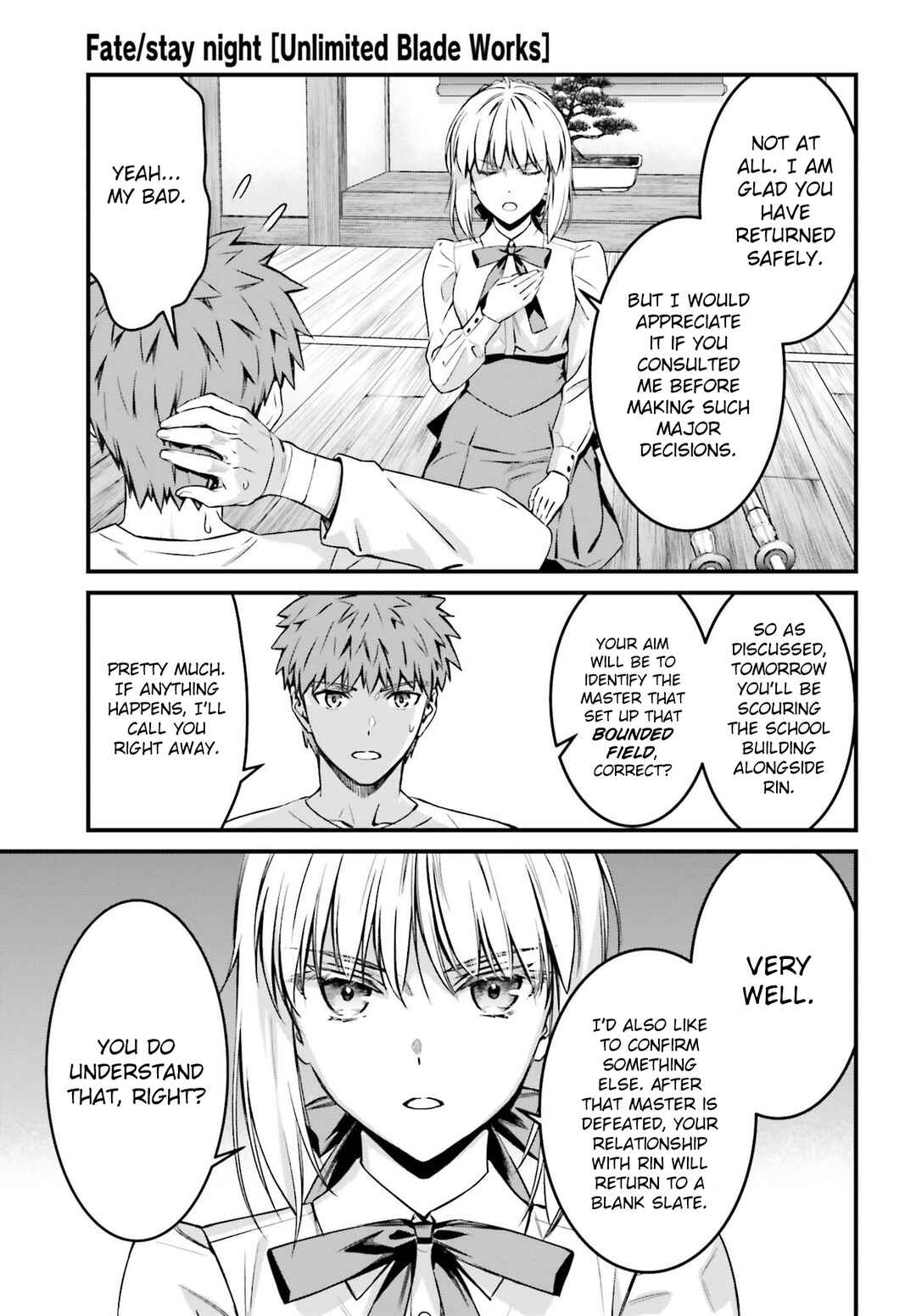 Page 22 Chapter 15 Fate/stay night [Unlimited Blade Works]