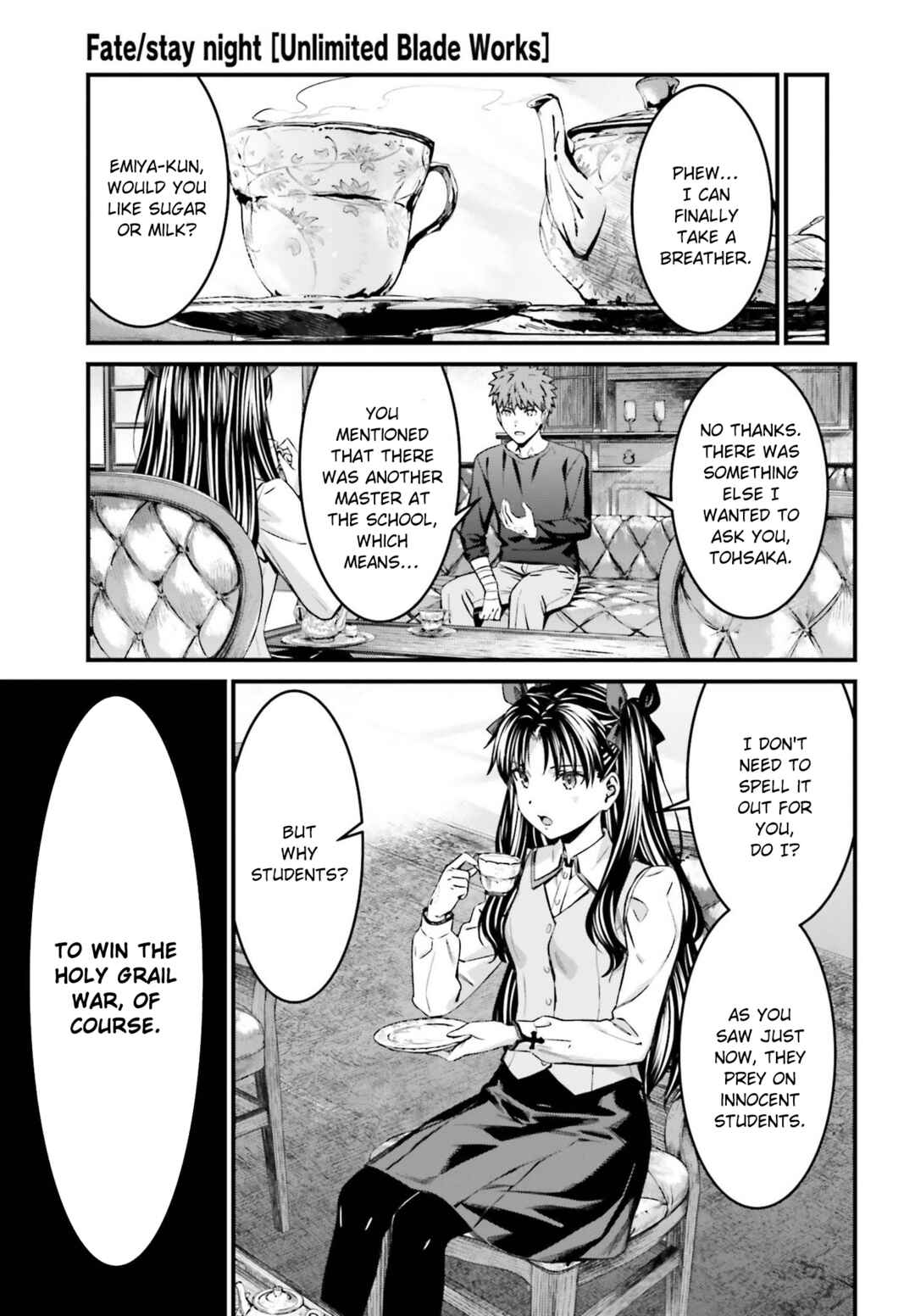 Page 4 Chapter 14.2 Fate/stay night [Unlimited Blade Works]