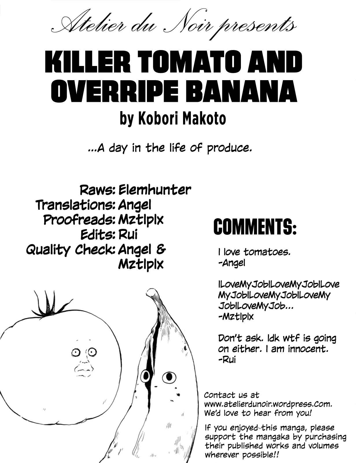 Page 1 Chapter Unknown_15da Killer Tomato and Overripe Banana