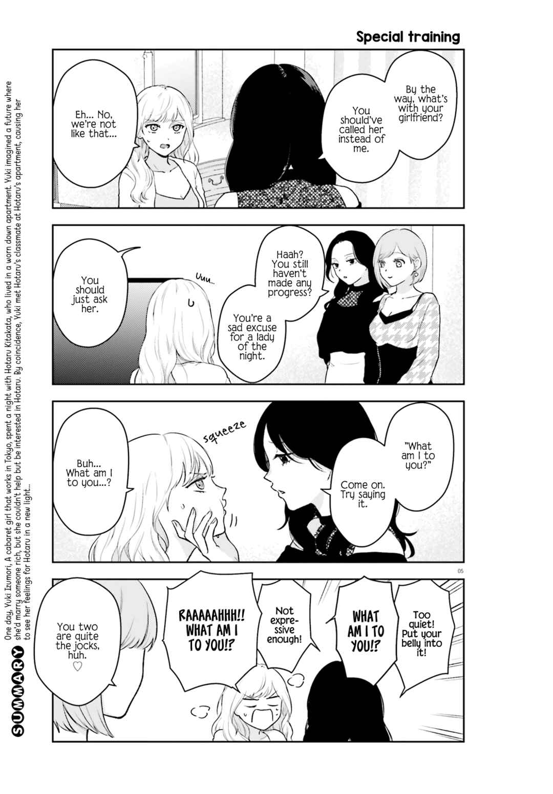 Page 5 Chapter 4 Kyaba Jou Dakedo JD ni Otosaremashita