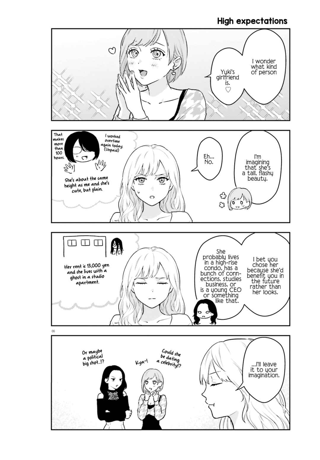 Page 6 Chapter 4 Kyaba Jou Dakedo JD ni Otosaremashita
