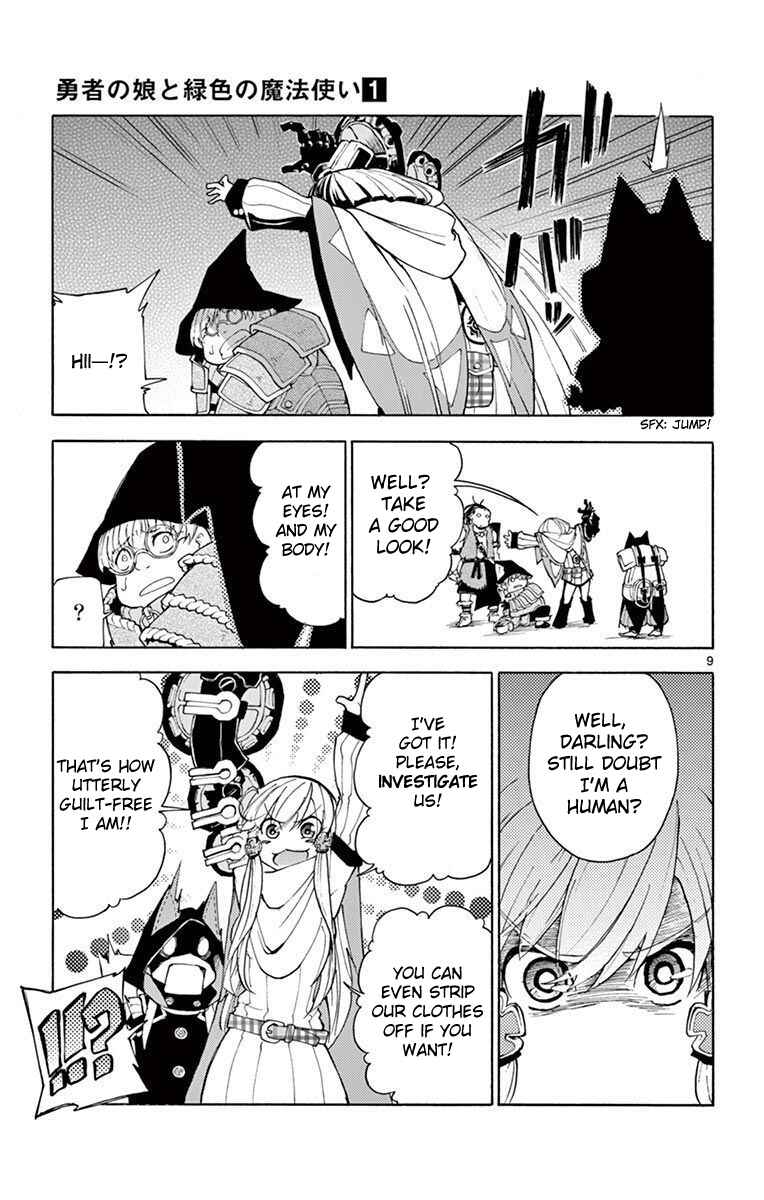 Page 9 Chapter 3 The Hero Girl and the Green Magician