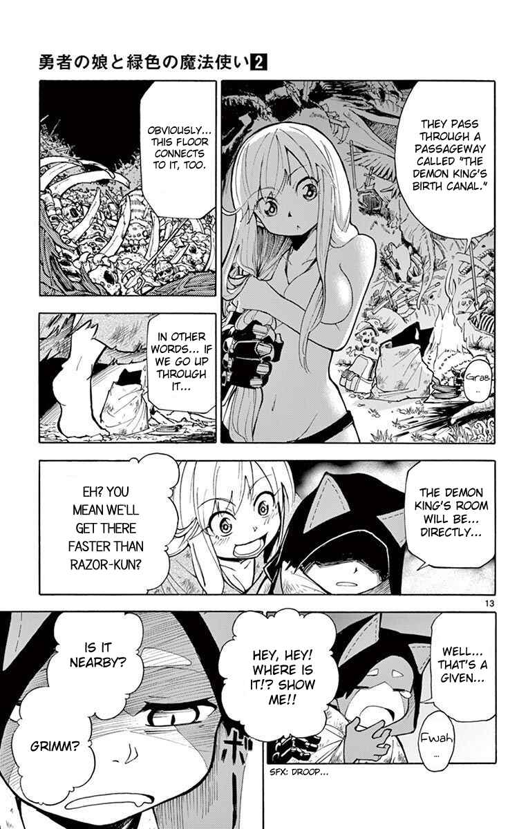 Page 13 Chapter 6 The Hero Girl and the Green Magician