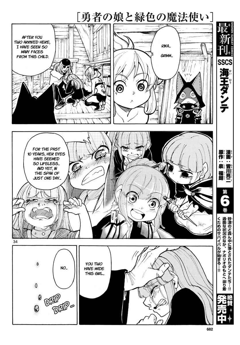 Page 34 Chapter 10 The Hero Girl and the Green Magician