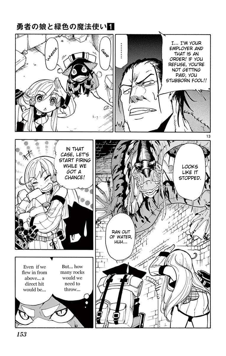 Page 13 Chapter 4 The Hero Girl and the Green Magician