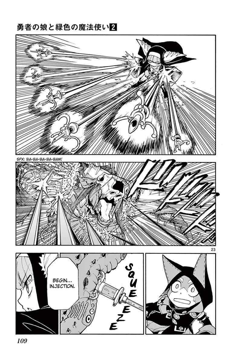 Page 23 Chapter 8 The Hero Girl and the Green Magician