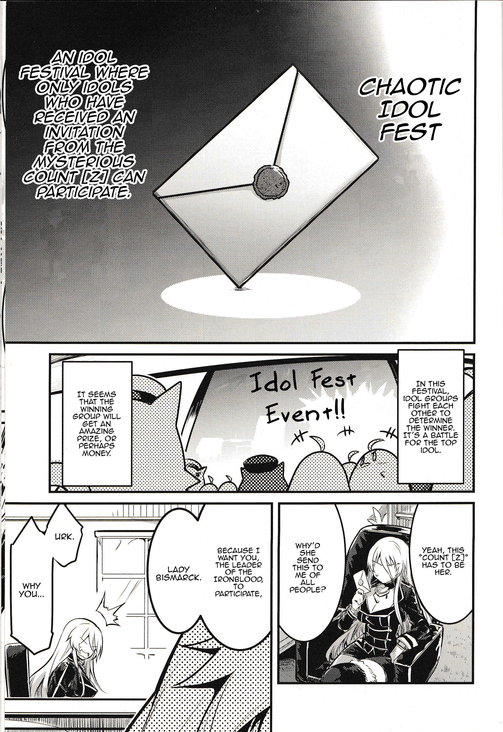Page 2 Chapter Unknown_5022 Azur Lane - Tekketsu ni Love Song o BISMARCK ACT (Doujinshi)
