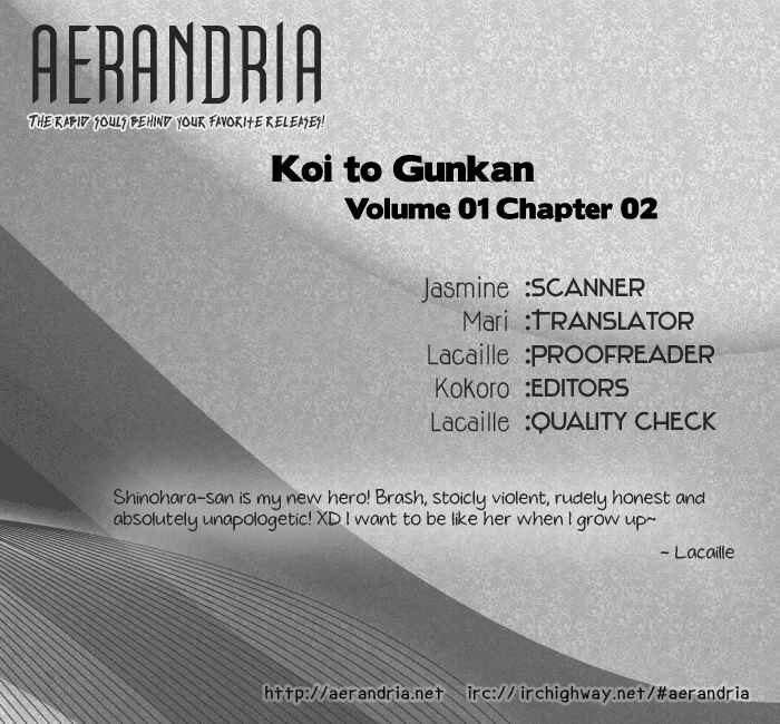 Page 32 Chapter 2 Koi to Gunkan