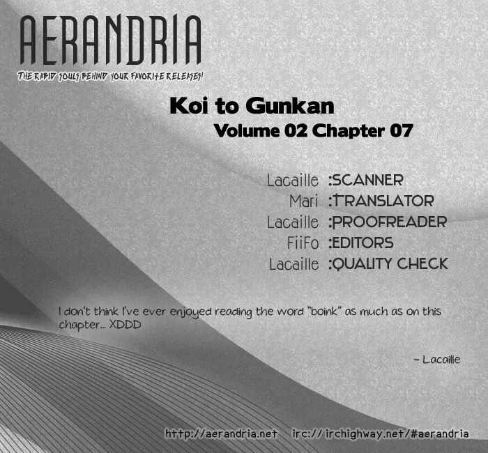 Page 3 Chapter 7 Koi to Gunkan
