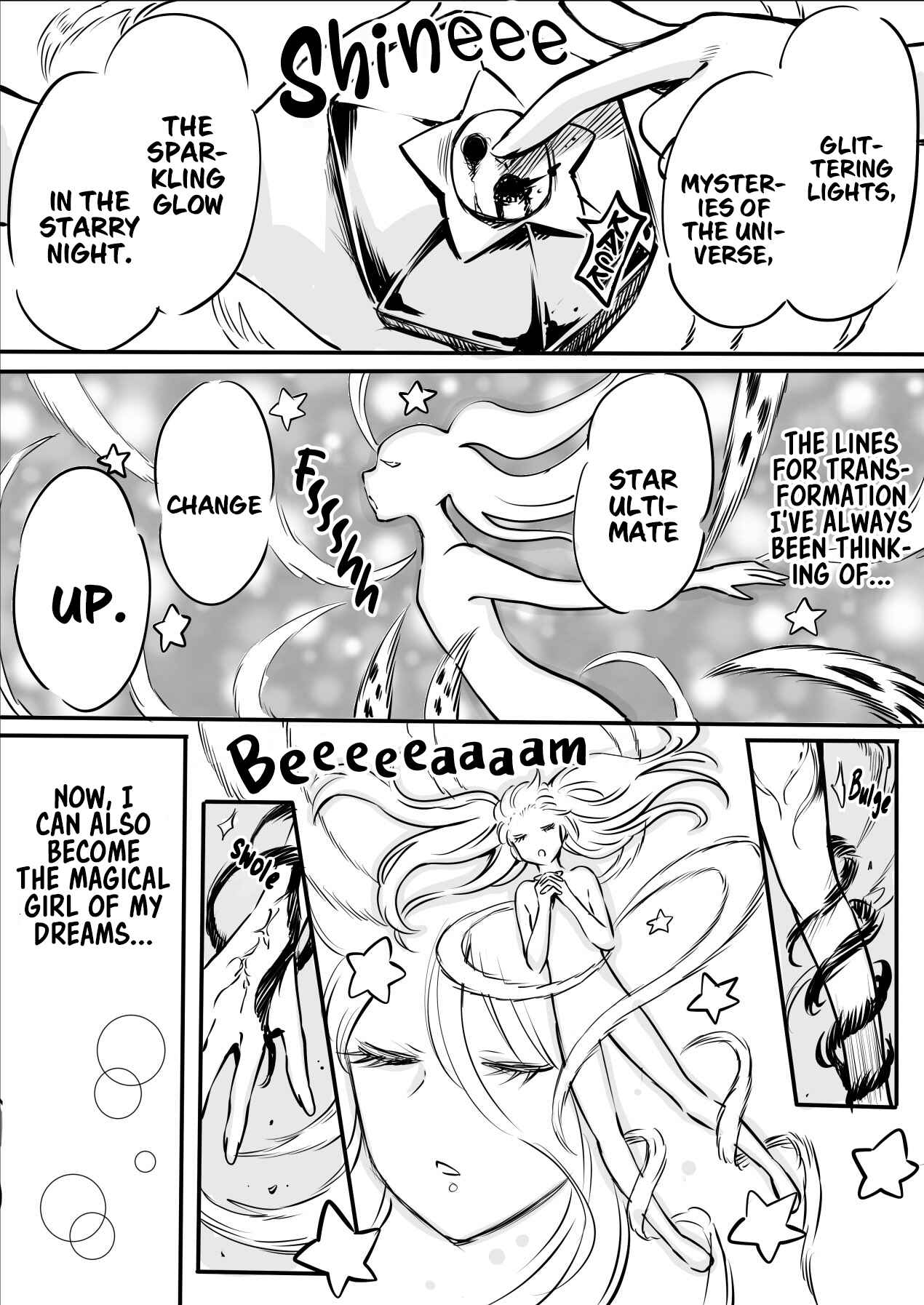 Page 3 Chapter 1 I Drew A Magical Girl Comic ⭐︎