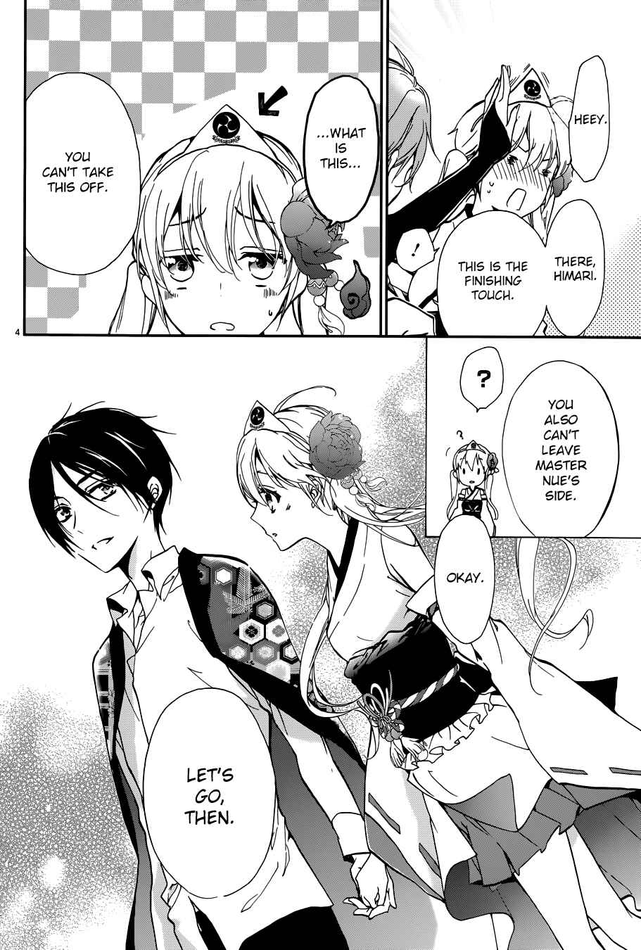Page 4 Chapter 10 Momochi-san Chi no Ayakashi Ouji