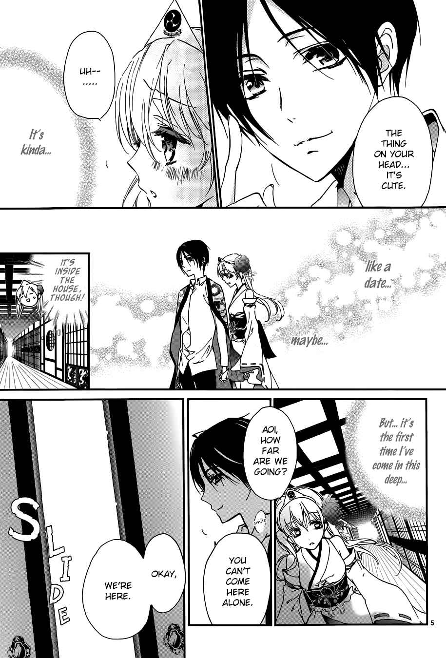 Page 5 Chapter 10 Momochi-san Chi no Ayakashi Ouji
