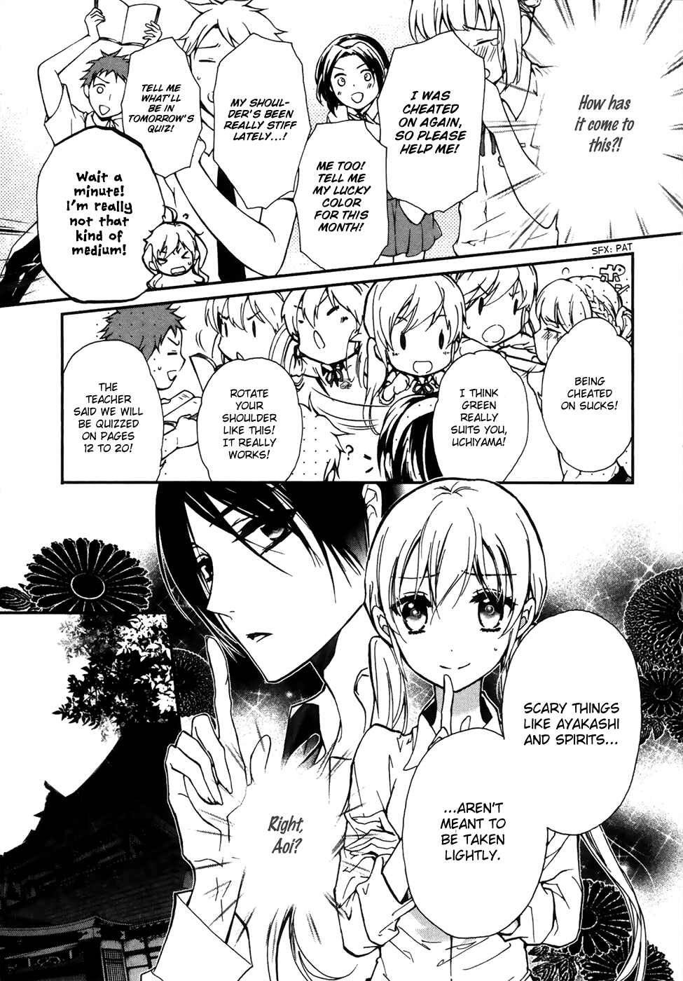 Page 8 Chapter 18 Momochi-san Chi no Ayakashi Ouji