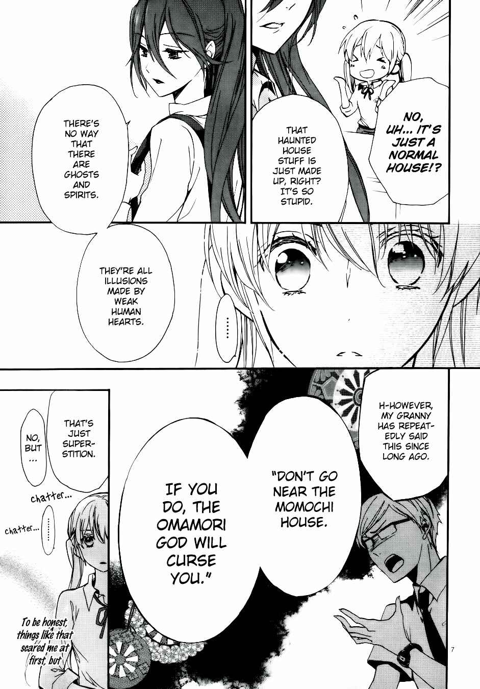 Page 9 Chapter 7 Momochi-san Chi no Ayakashi Ouji