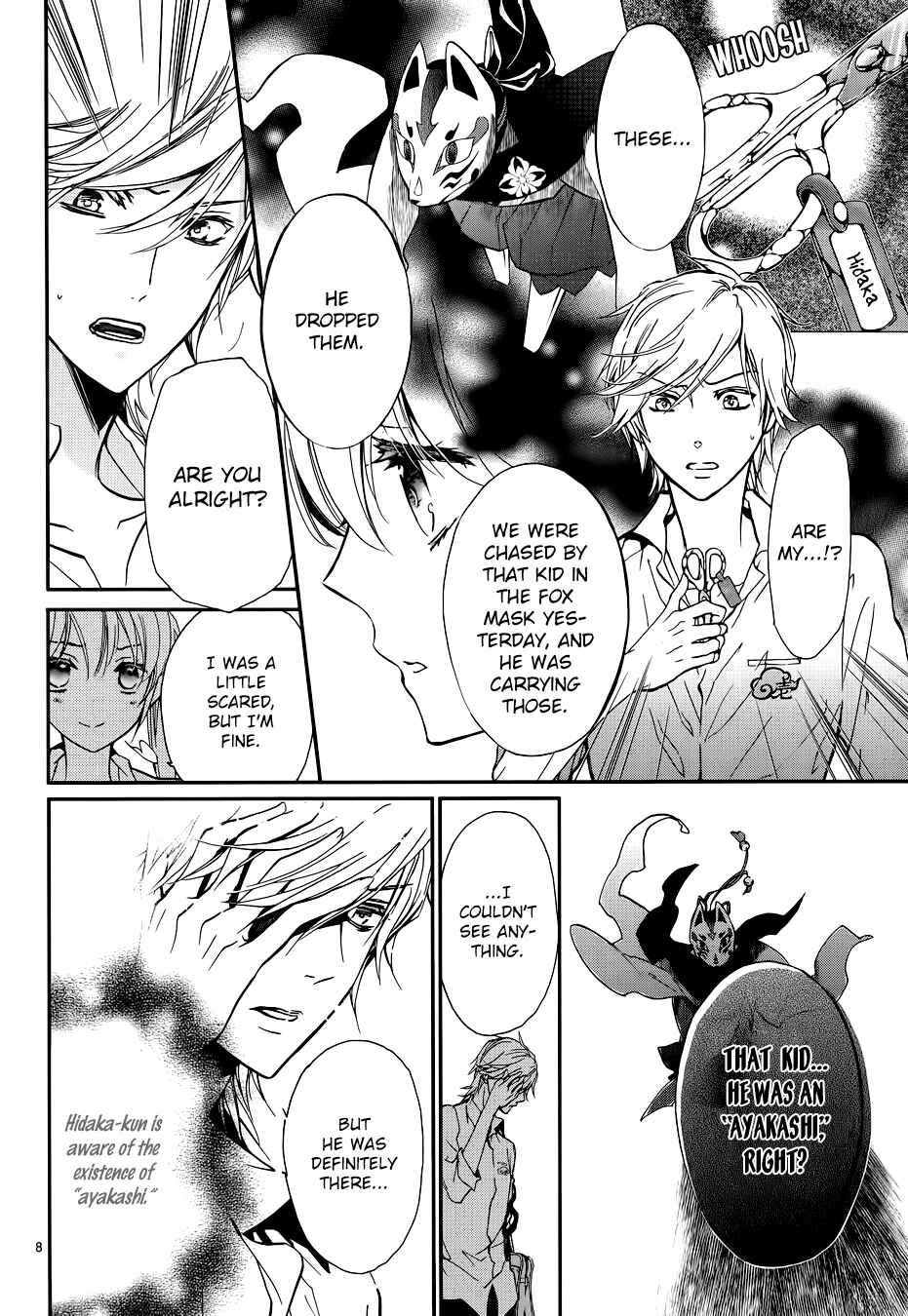 Page 9 Chapter 13 Momochi-san Chi no Ayakashi Ouji