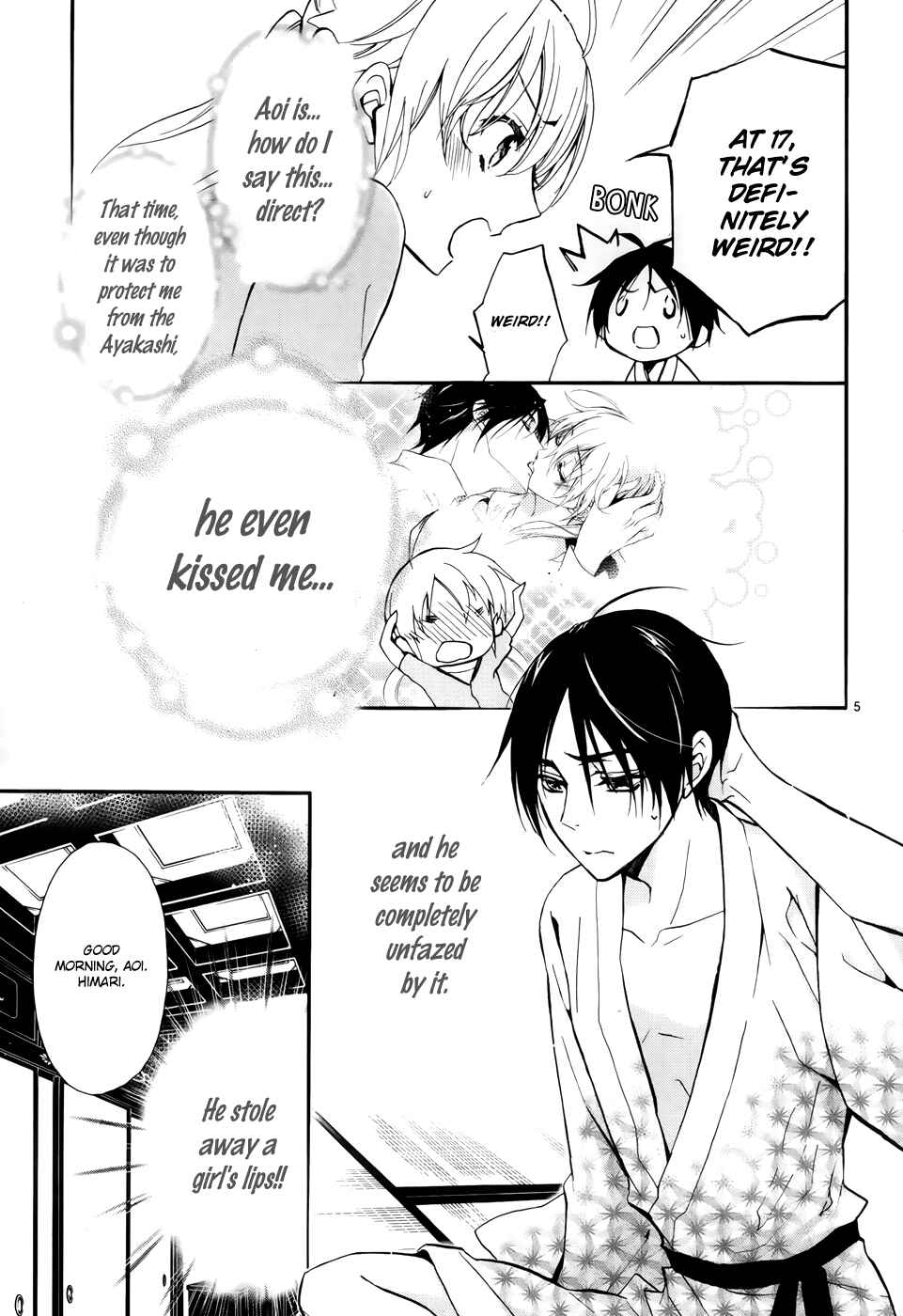 Page 6 Chapter 2 Momochi-san Chi no Ayakashi Ouji