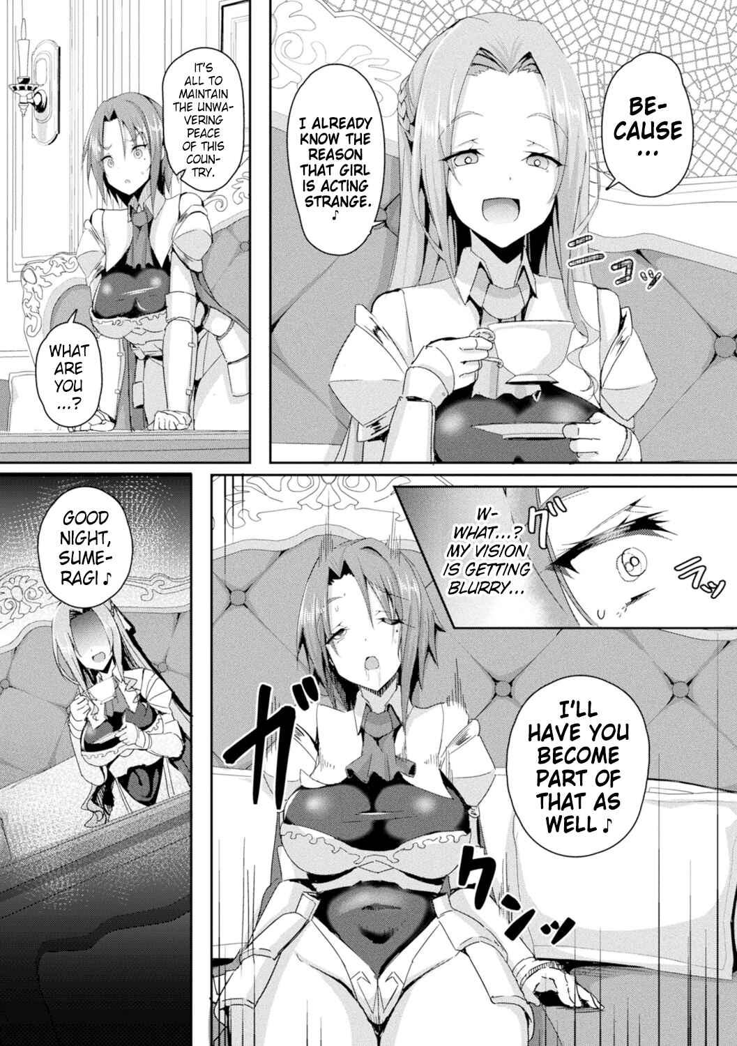 Page 6 Chapter 2 Shangri-La no Kumotsu -Onna Kishi Reizoku Tan-