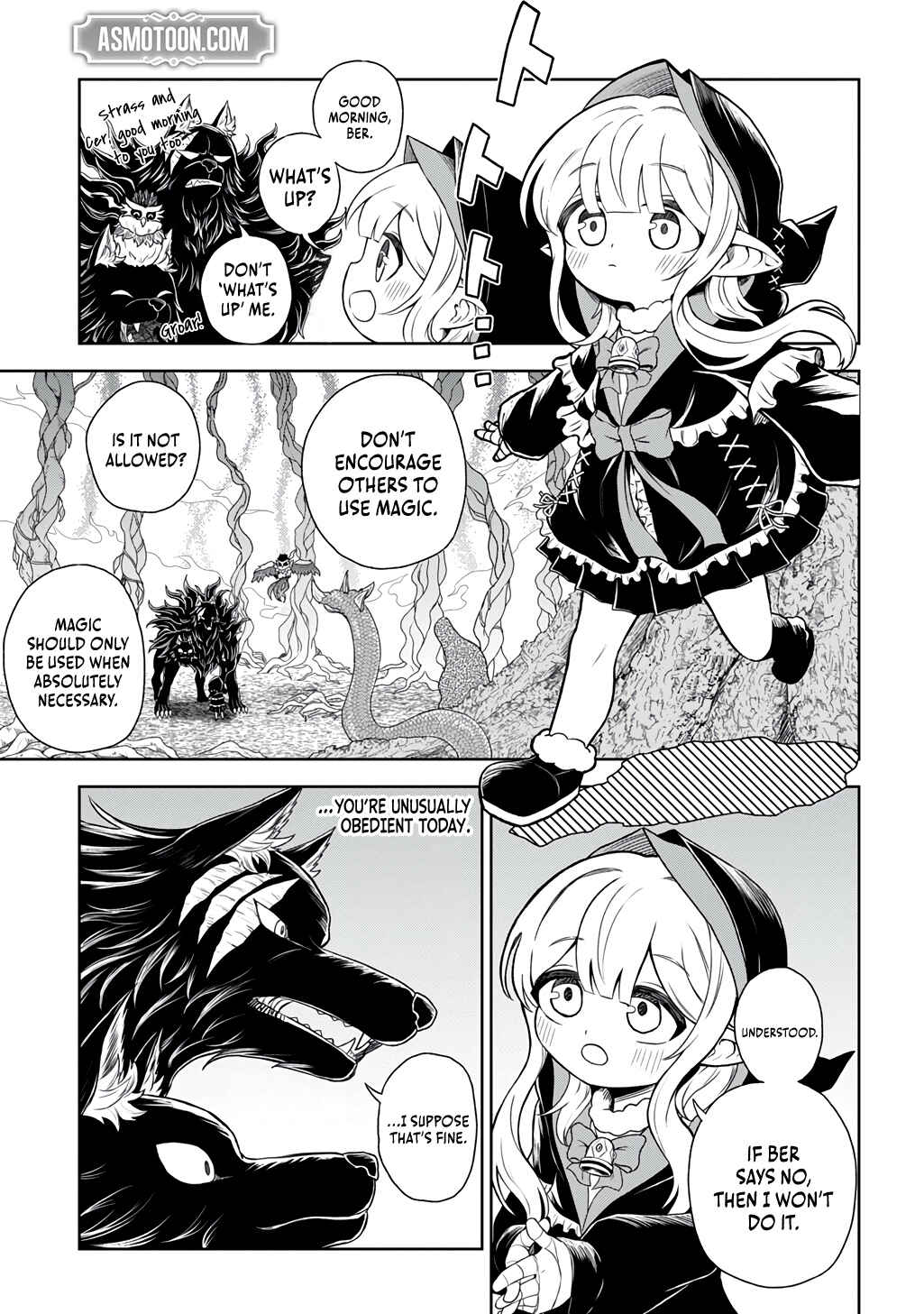 Page 4 Chapter 3 Mamono no Mori no Shojo Nova