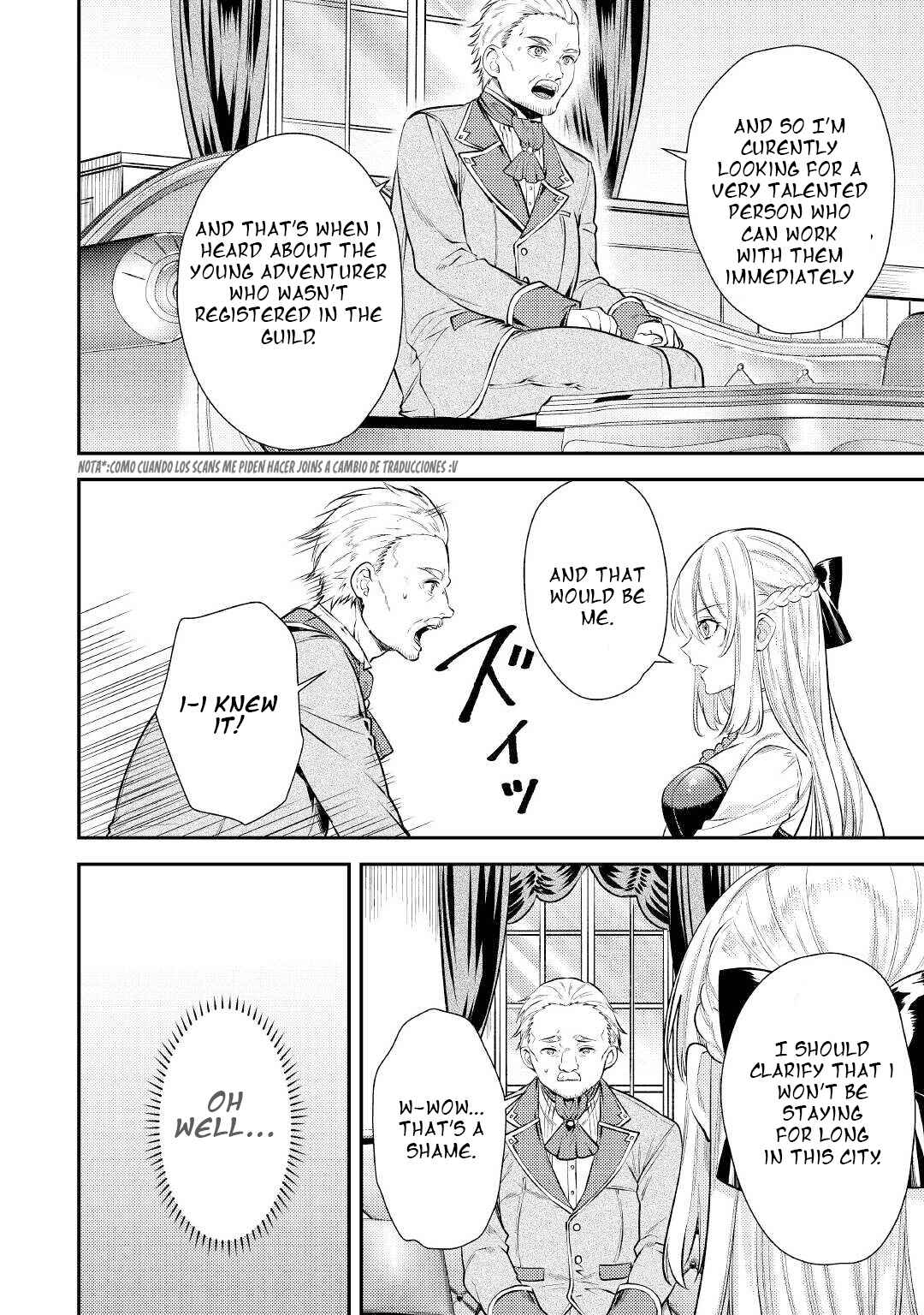 Page 24 Chapter 4 Tensei Babaa wa Misugosenai!: Moto Akutoku Jotei no Nishuume Life