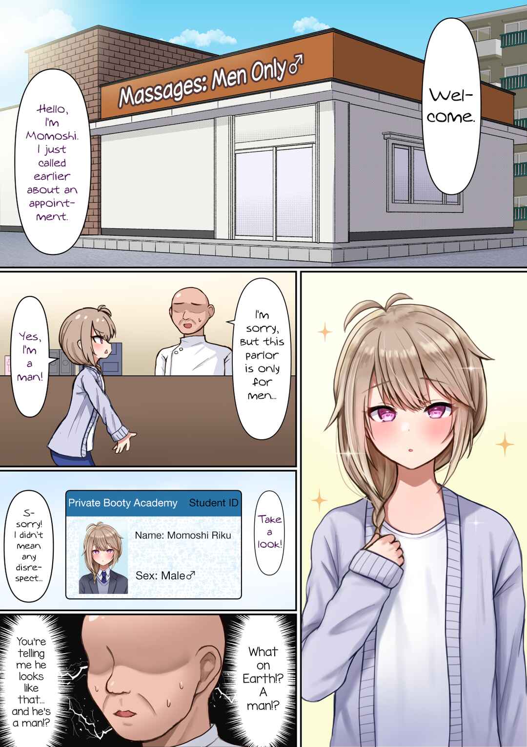 Page 4 Chapter Unknown_2349 Otokonoko ga Tokubetsu na Bou de Massage Sareru