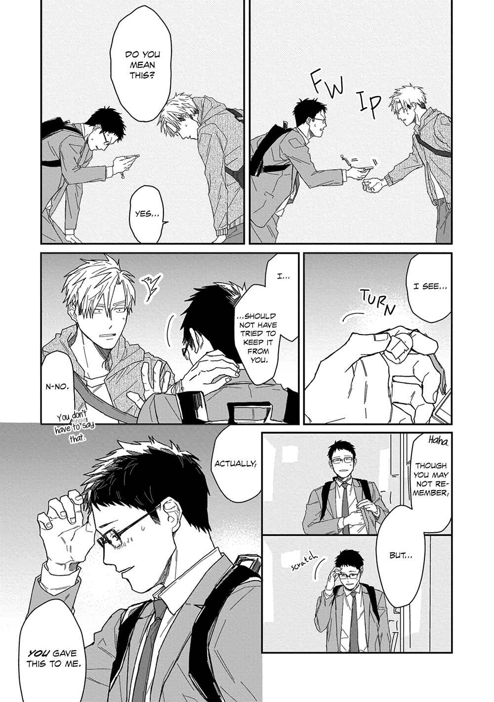 Page 50 Chapter 4 Sonokoi, Jihanki de Kaemasuka?
