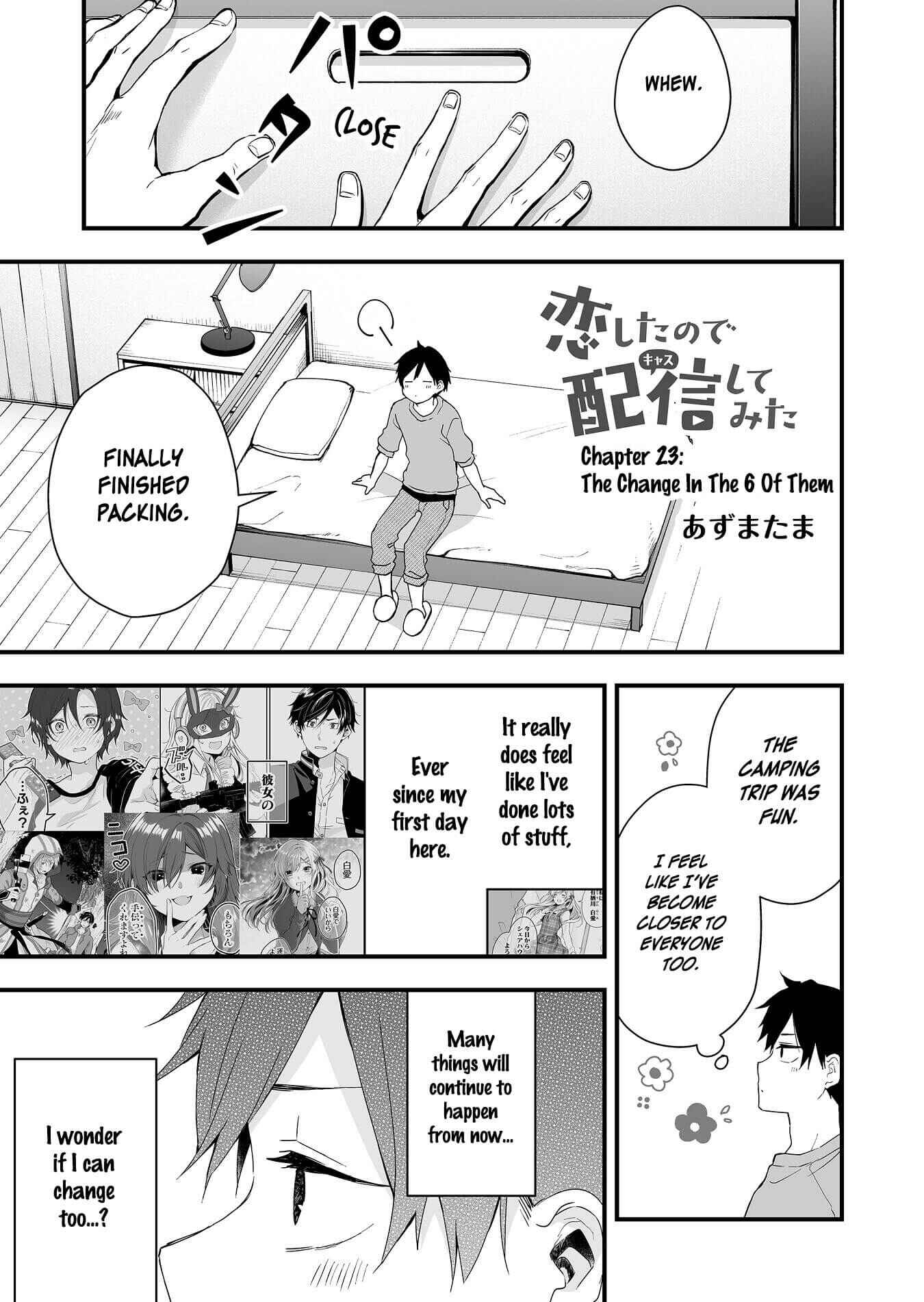 Page 1 Chapter 23 I Fell in Love, so I Tried Livestreaming.