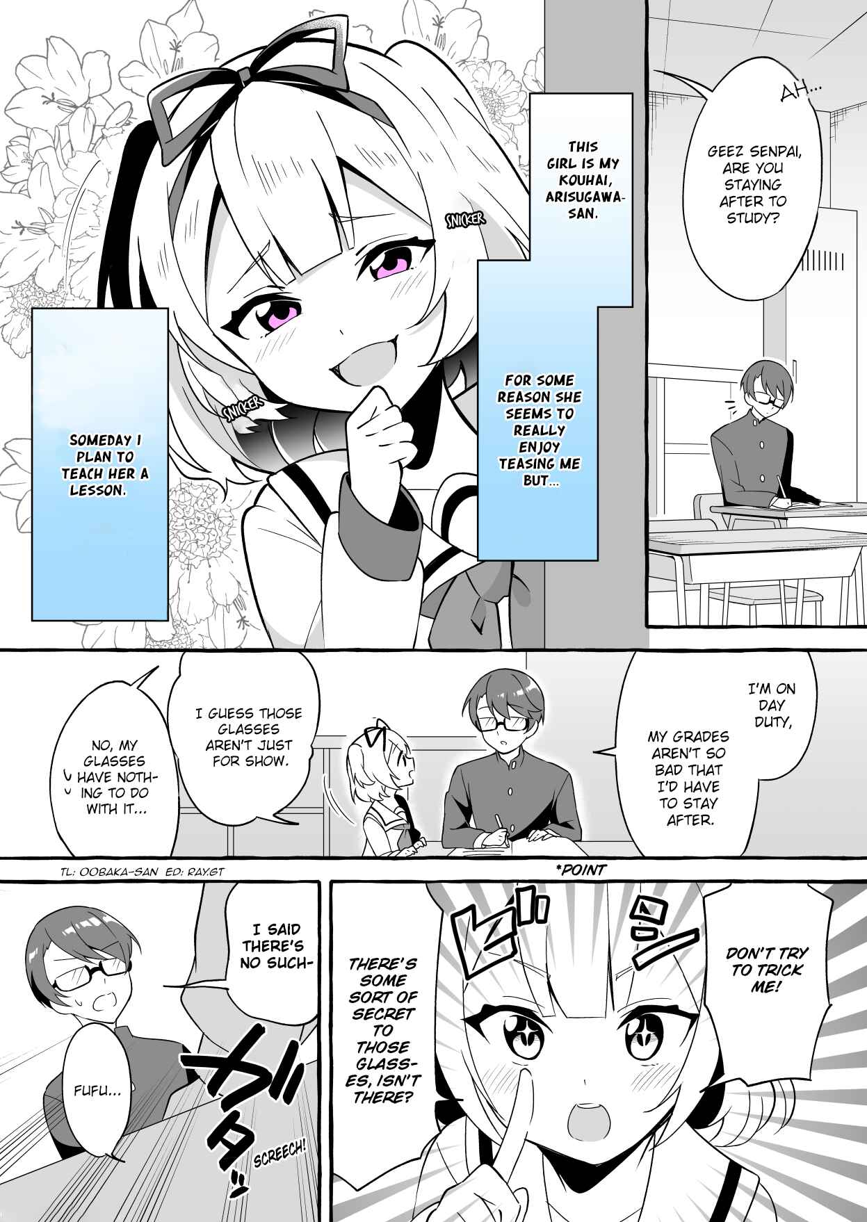 Page 1 Chapter 2 I Want To Teach My Cheeky Female Kouhai A Lesson