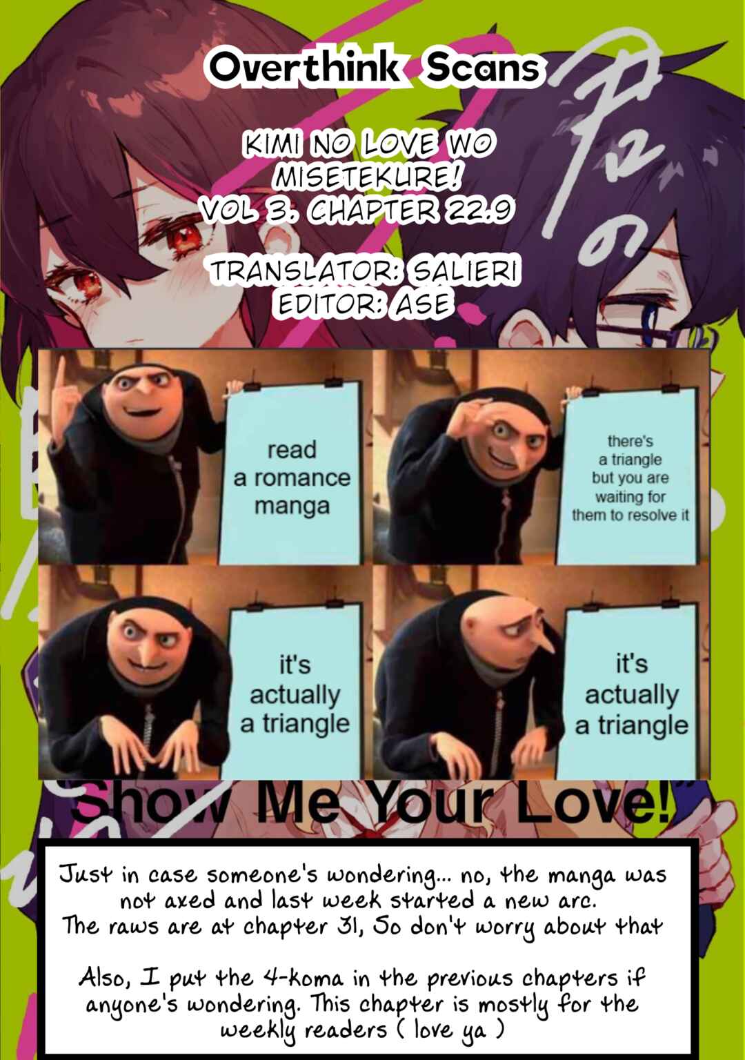 Page 9 Chapter 22.9 Kimi no Love wo Misetekure!
