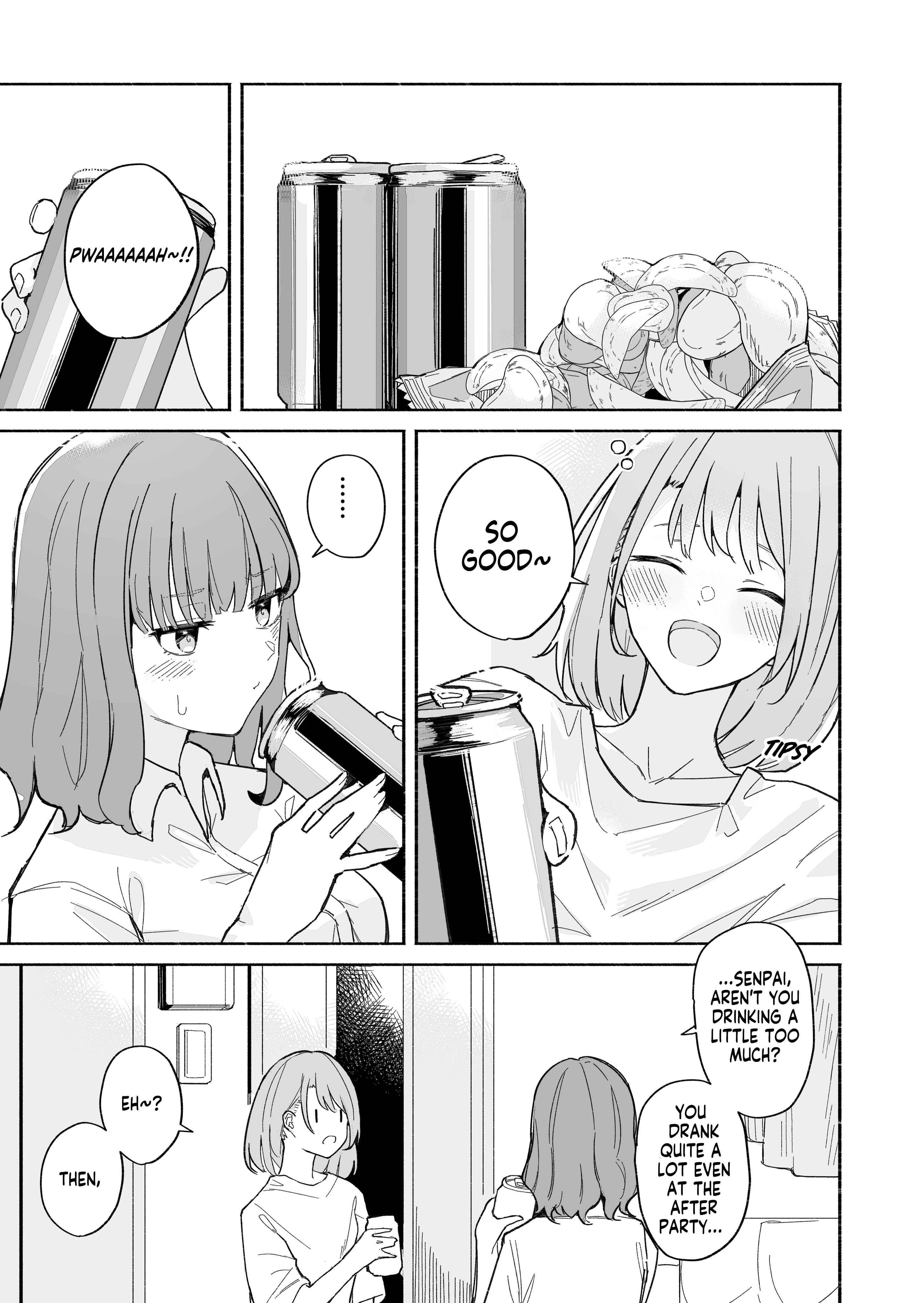 Page 1 Chapter Unknown_f3f3 Drinking at Home with a Simpleton of a Senpai