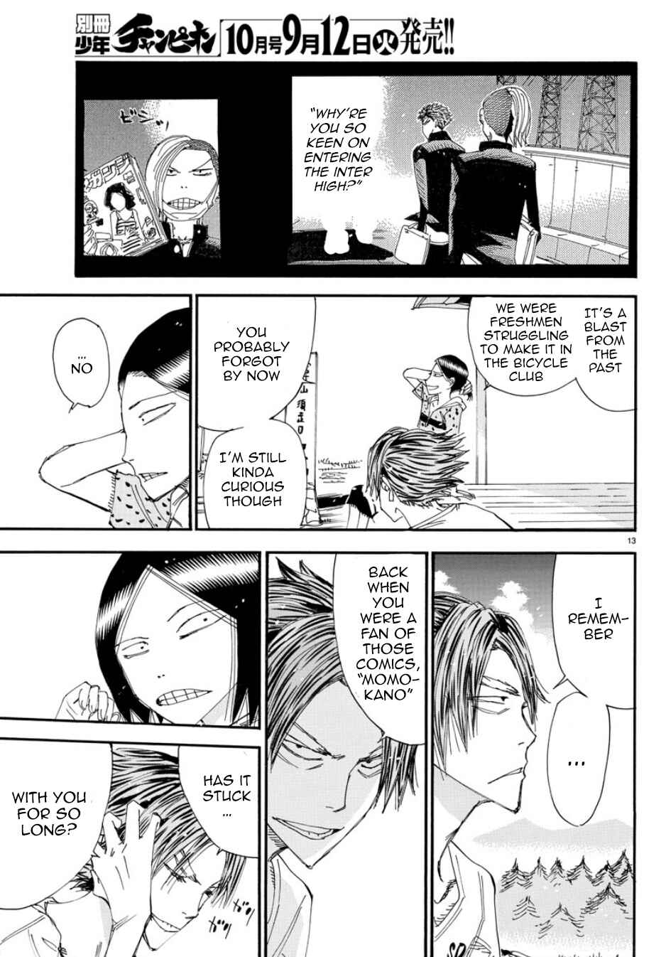Page 14 Chapter 51 Yowamushi Pedal - Spare Bike