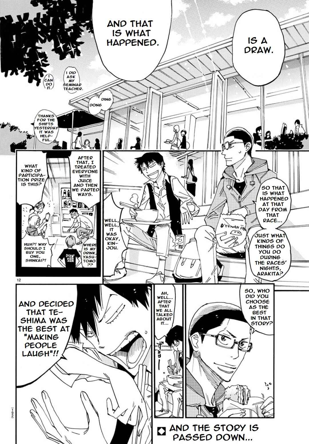 Page 12 Chapter 111 Yowamushi Pedal - Spare Bike