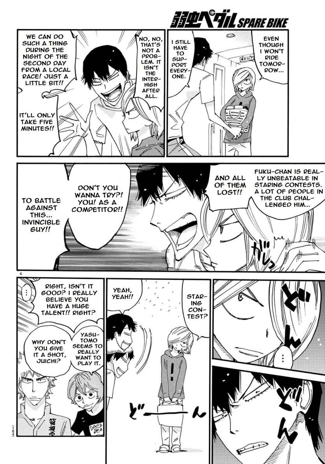 Page 4 Chapter 111 Yowamushi Pedal - Spare Bike
