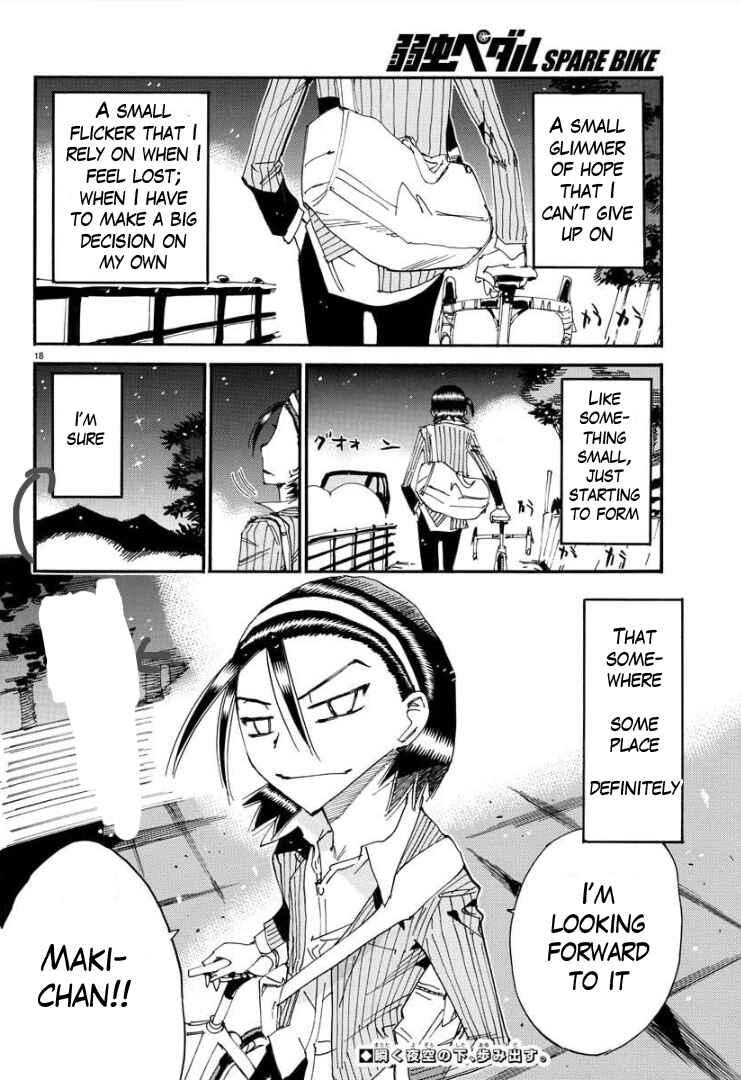 Page 18 Chapter 86 Yowamushi Pedal - Spare Bike
