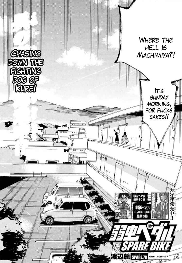 Page 6 Chapter 70 Yowamushi Pedal - Spare Bike