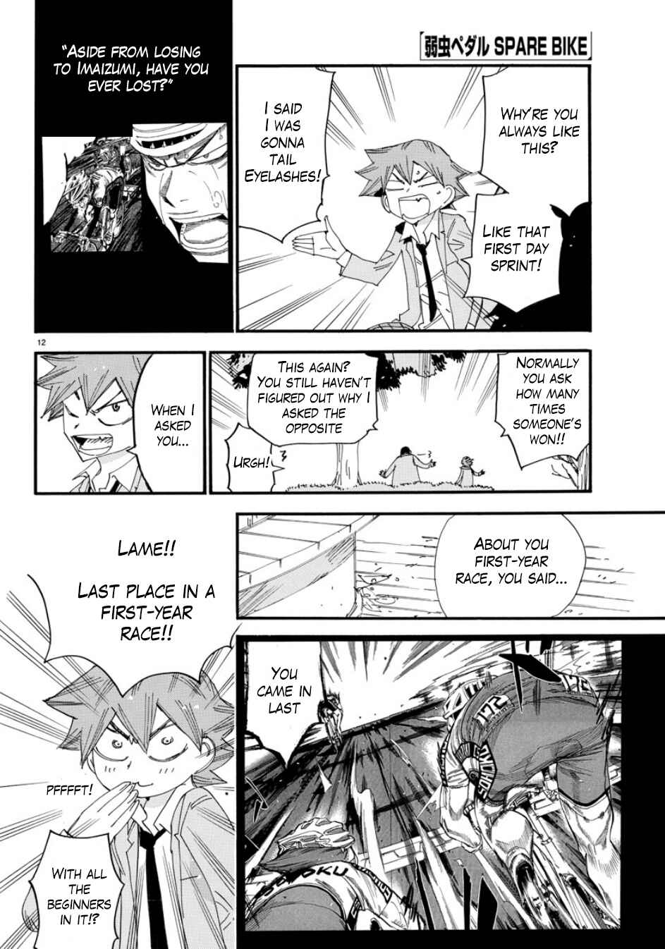 Page 12 Chapter 55 Yowamushi Pedal - Spare Bike