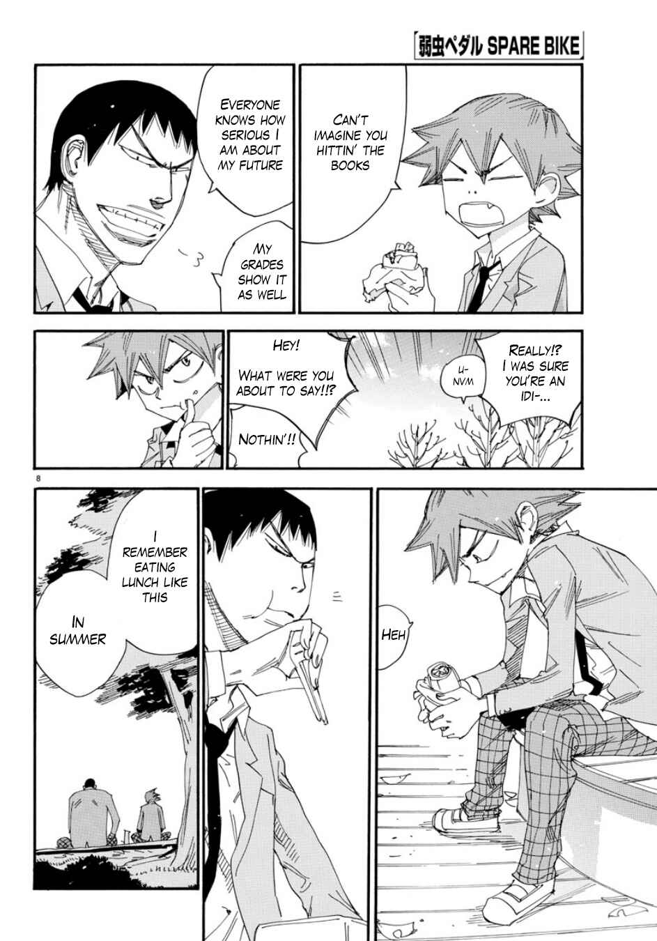 Page 8 Chapter 55 Yowamushi Pedal - Spare Bike