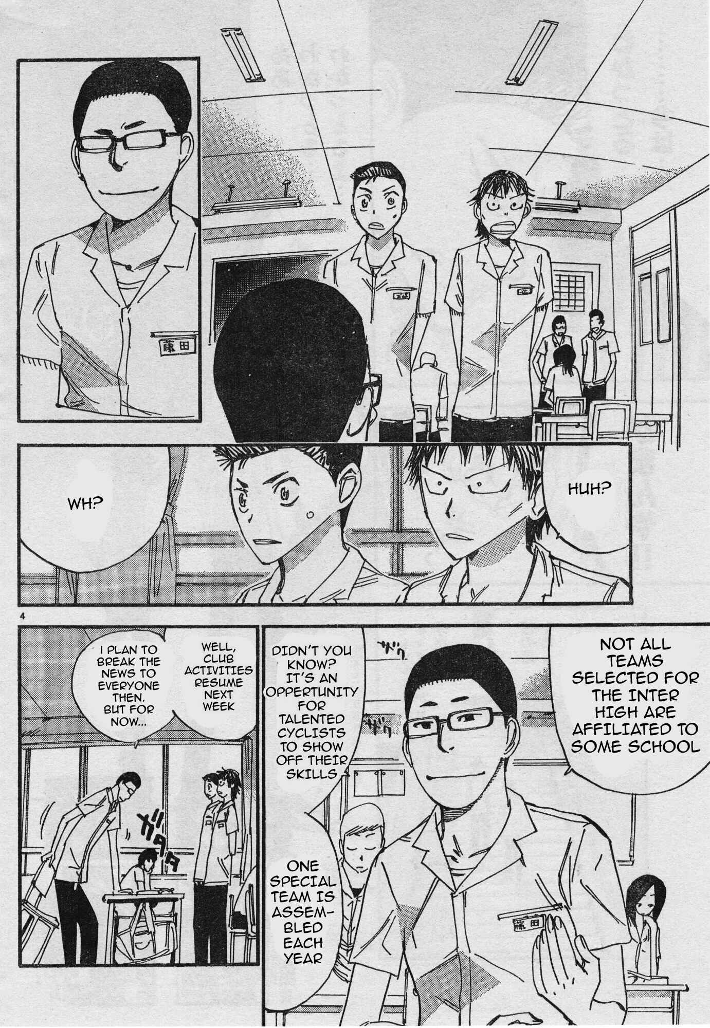 Page 4 Chapter 35 Yowamushi Pedal - Spare Bike