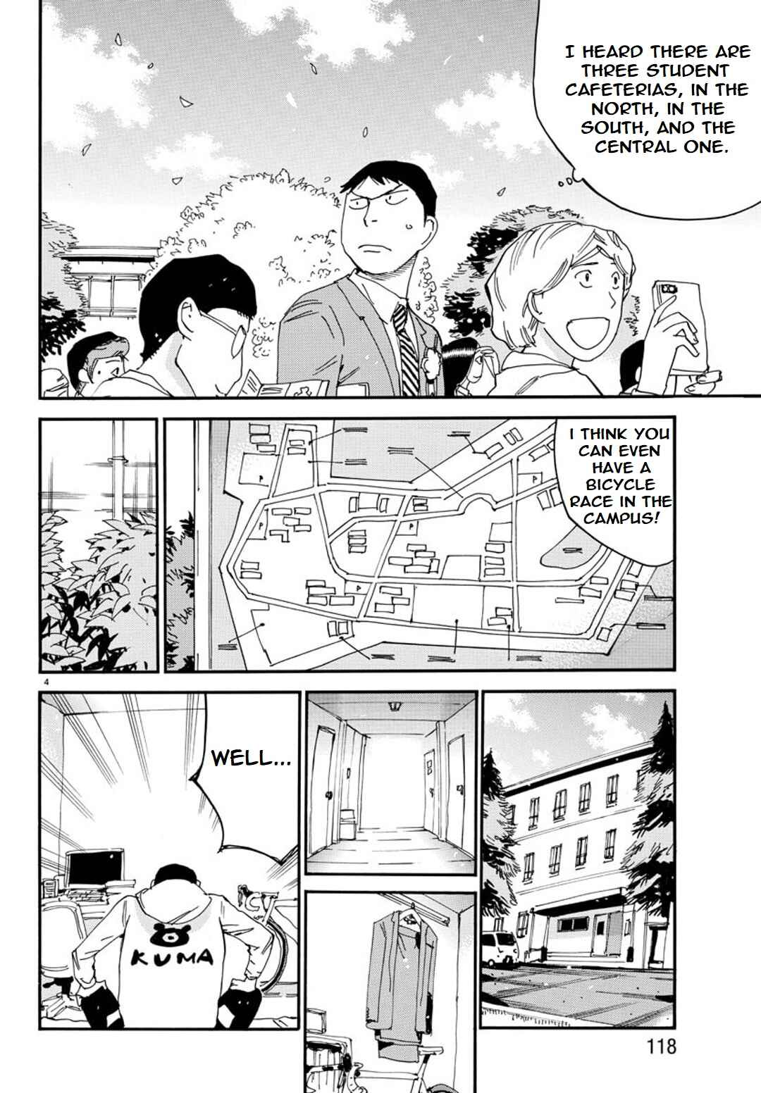 Page 4 Chapter 95 Yowamushi Pedal - Spare Bike