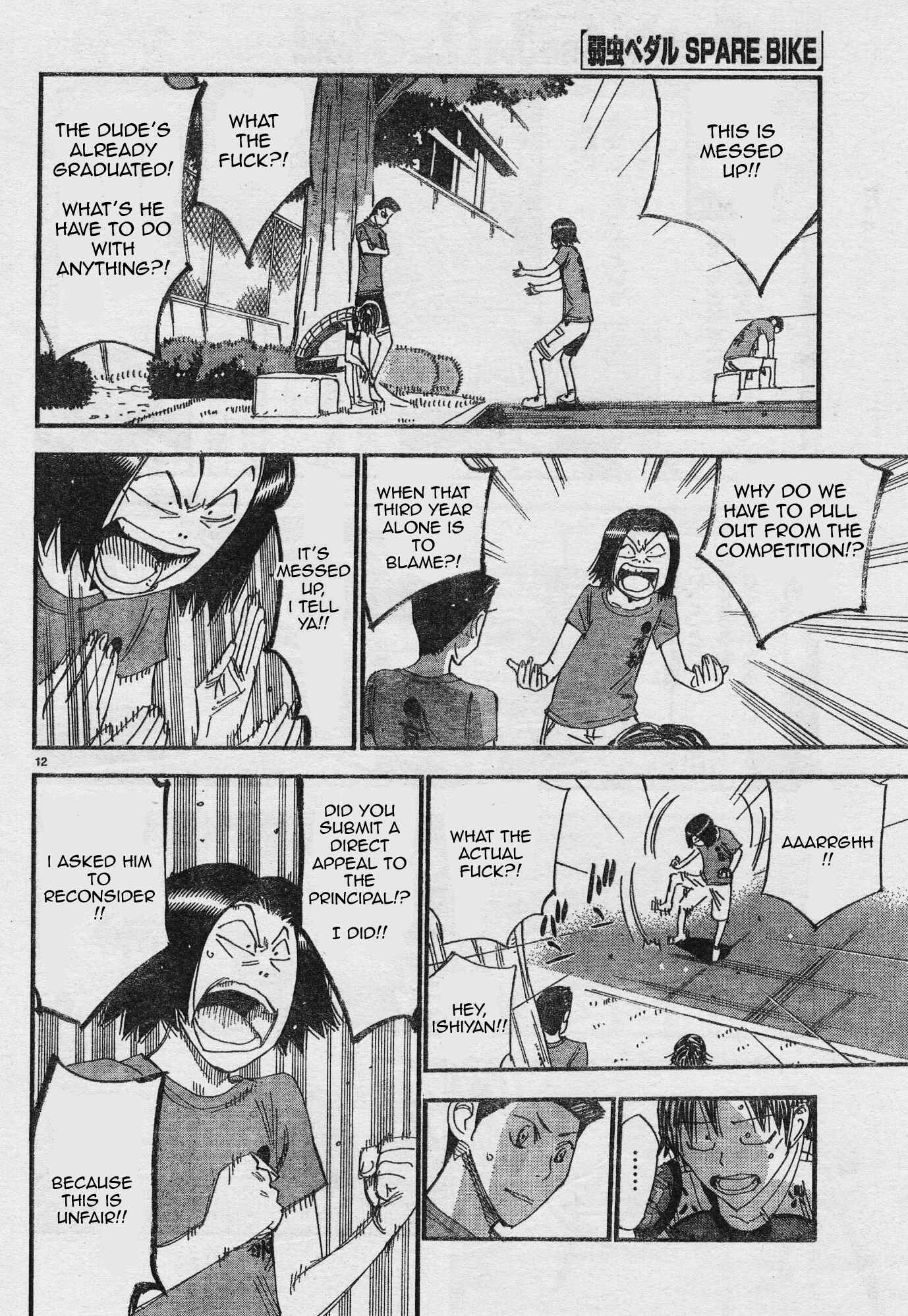 Page 12 Chapter 34 Yowamushi Pedal - Spare Bike