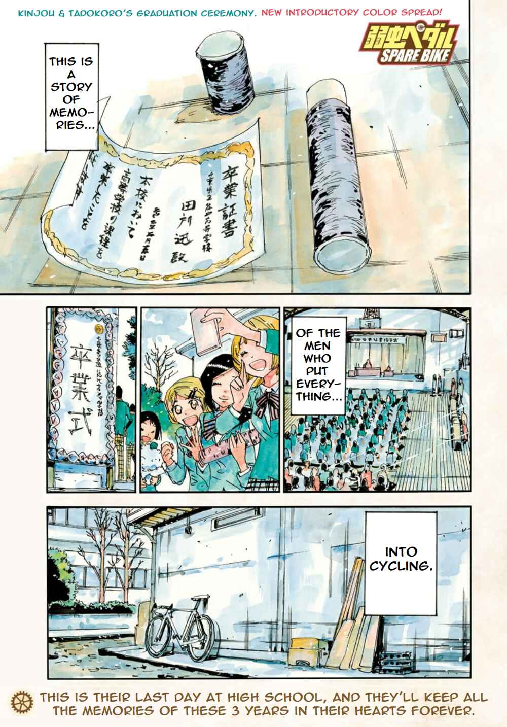 Page 2 Chapter 93 Yowamushi Pedal - Spare Bike