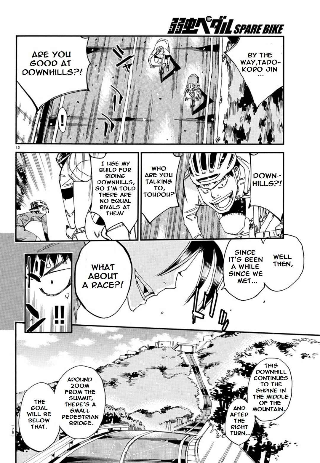 Page 12 Chapter 99 Yowamushi Pedal - Spare Bike